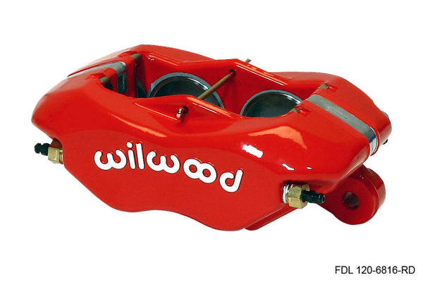 Wilwood Caliper-Forged DynaliteI-Red 1.62in Pistons .81in Disc main image 0