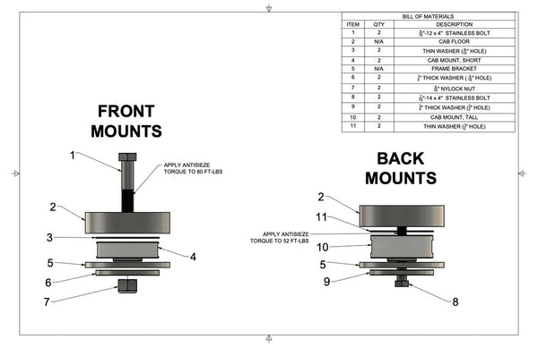 67-'72 CAB REPAIR KIT - Classic Heartbeat Pickup Parts 67-'72 CAB REPAIR KIT - Classic Heartbeat Pickup Parts