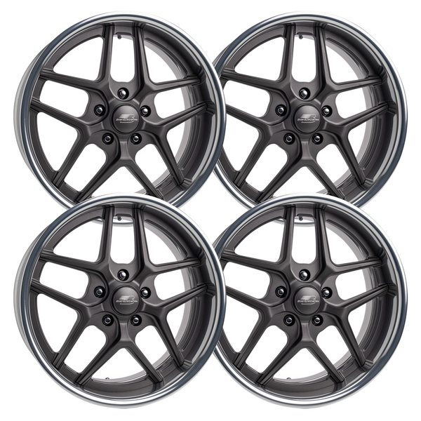 Billet Specialties Tec 5 Gray Set - 88-98 OBS - Staggered 20