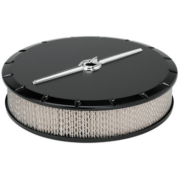 Billet Specialties 15420: Oval Air Cleaner - Large Ball Milled - JEGS
