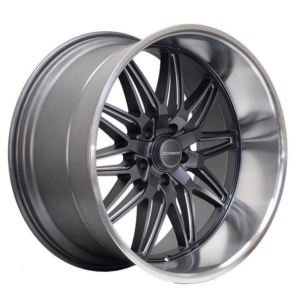 Corsart Alcatraz Gunmetal R508 Set - 88-98 OBS - Staggered 20