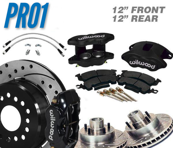 Wilwood Disc Brake Conversion Kit For 1973-87 Chevy C10/GMC Squarebody 5-Lug – 1.25" Rotors, Front Brake Upgrade 2 thumbnail image