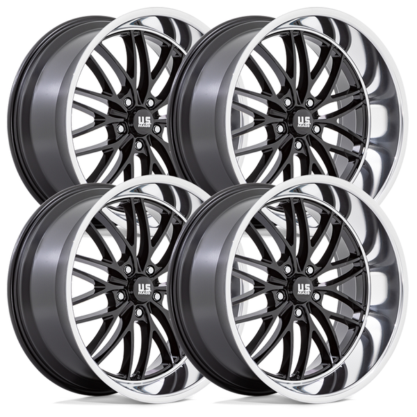 ROUNDHOUSE 52mm ホイール & SANTA CRUZ トラックセッ U138 Santa Cruz Black Set - 63-87 C10 - Staggered 20