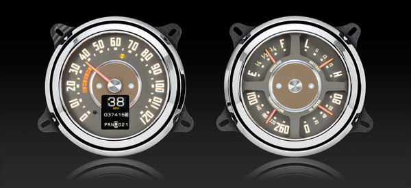 Dakota Digital HDX Analog Gauges RTX-47C-PU-X 47-53 Chevy Truck
