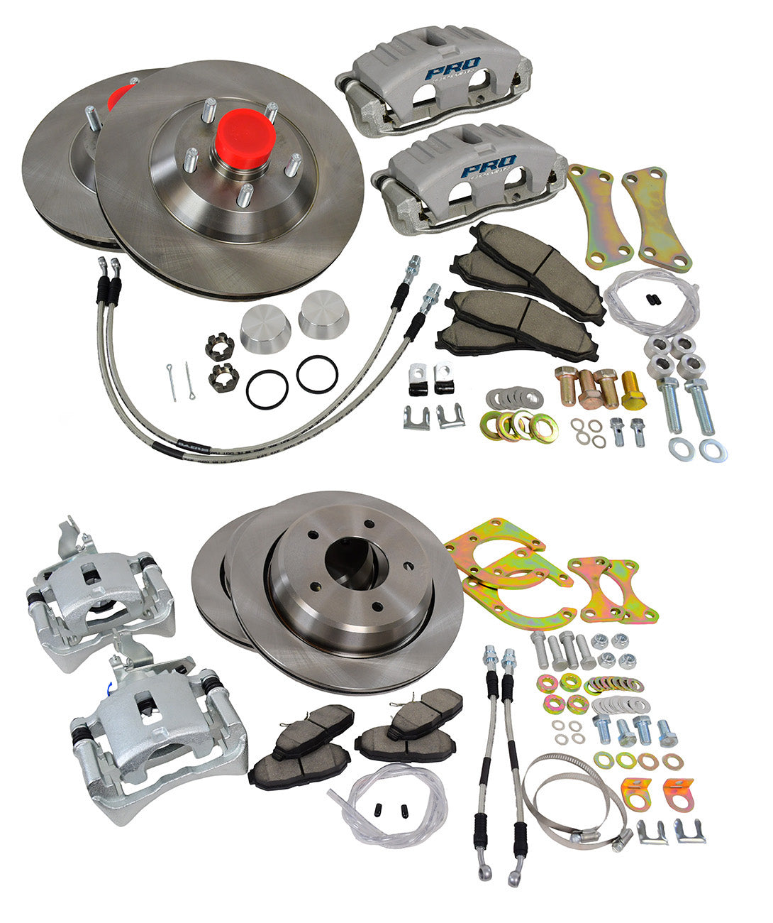 Pro Performance Driver Series 13"/11" Brake Kit - 64-87 C10 / SUV