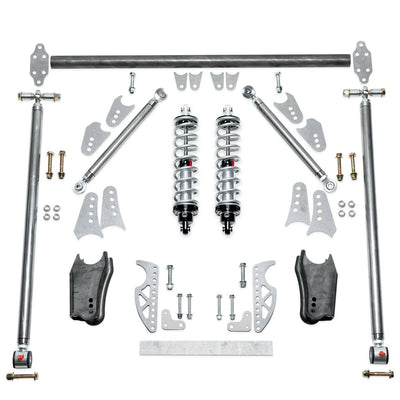 QA1 Triangulated 4-Link w/ Coilovers In Front of Axle - Double Adj.