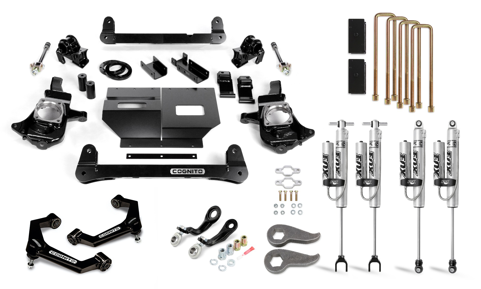 Cognito Performance Lift Kit, 6" - 2.0 PSRR Fox Shocks - 11-19 GM 2500/3500