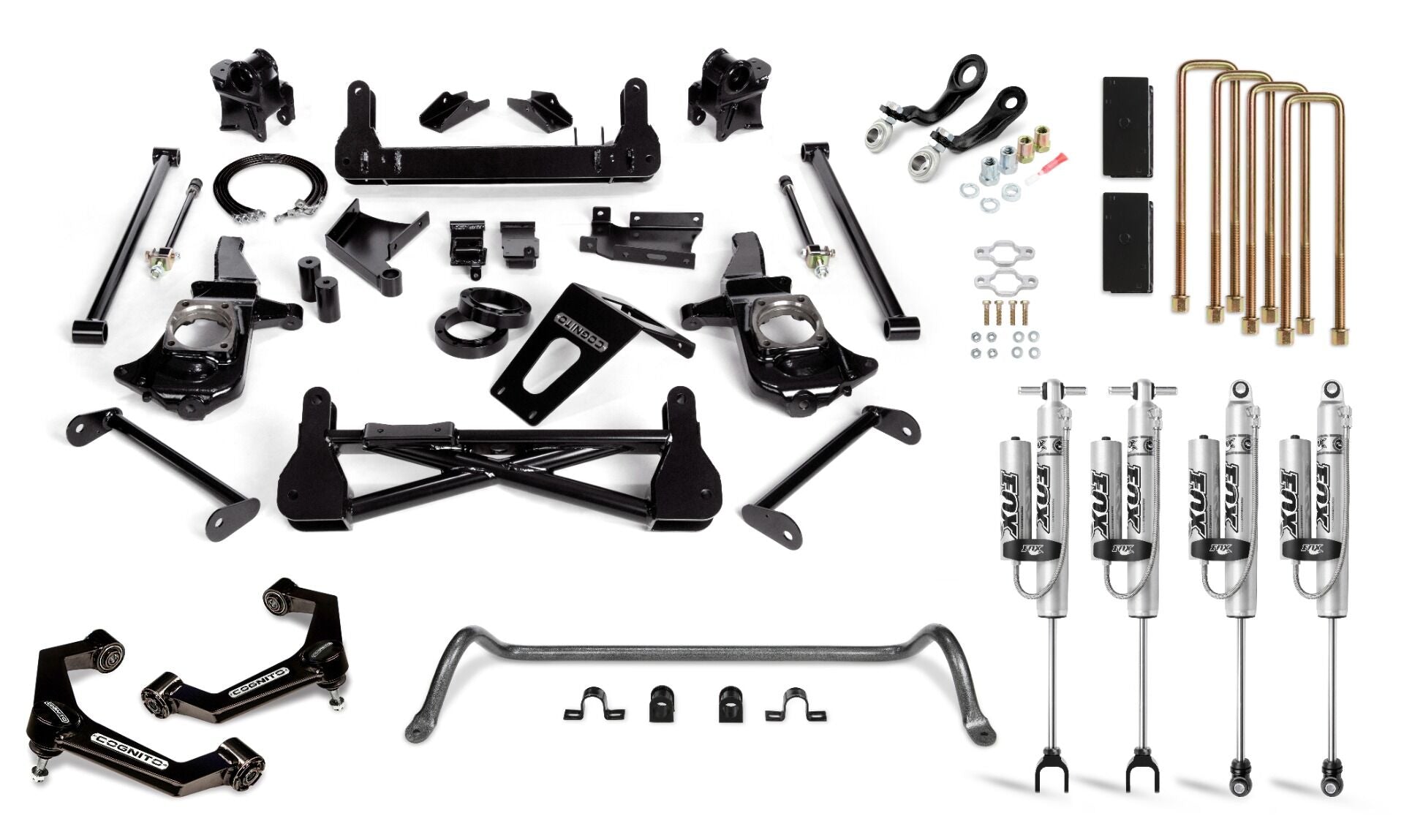 Cognito Performance Lift Kit, 7" - 2.0 PSRR Fox Shocks - 11-19 GM 2500/3500
