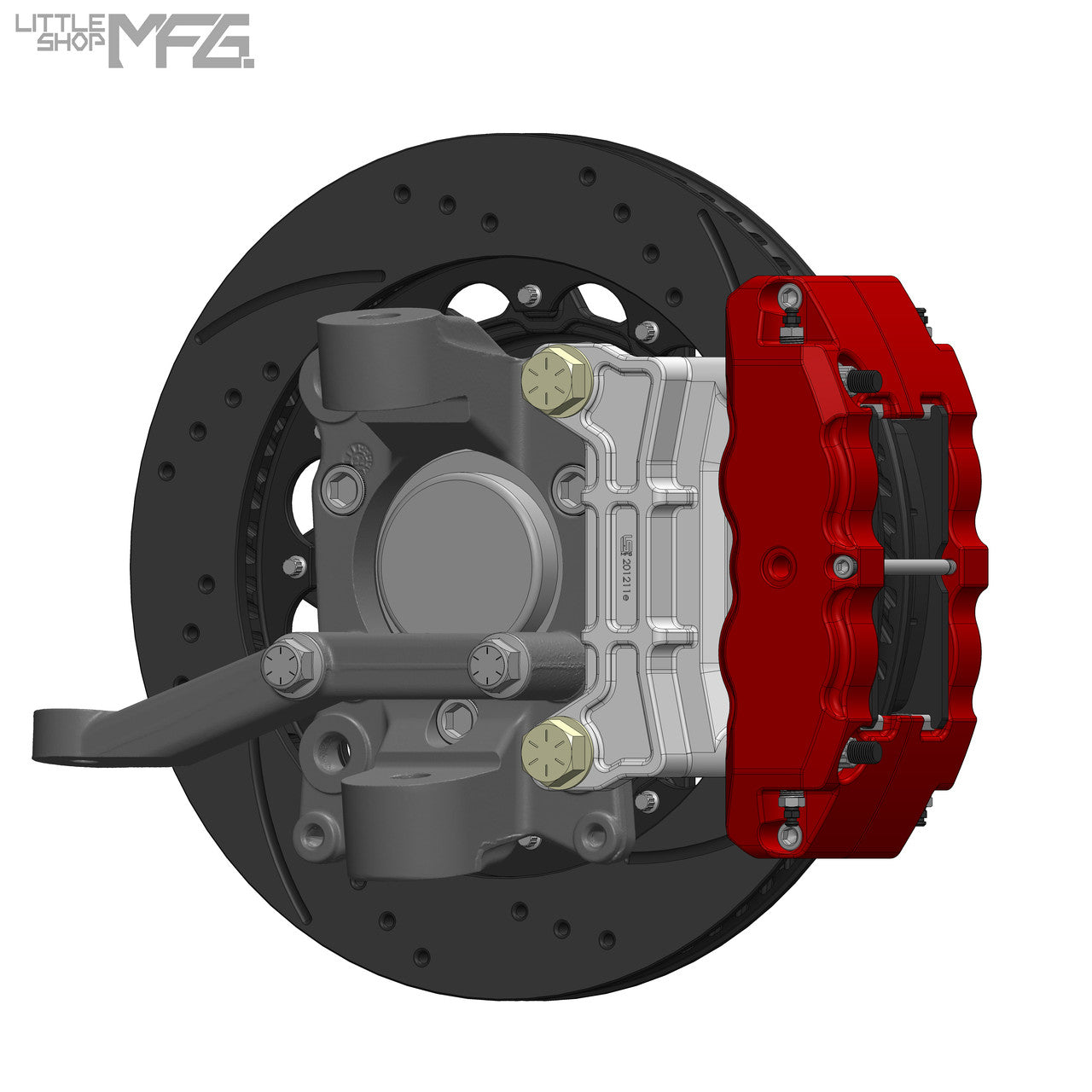MFG 14" Front Big Brake Kit (For Wilwood Aluminum Pro Spindles) - 60-87 C10