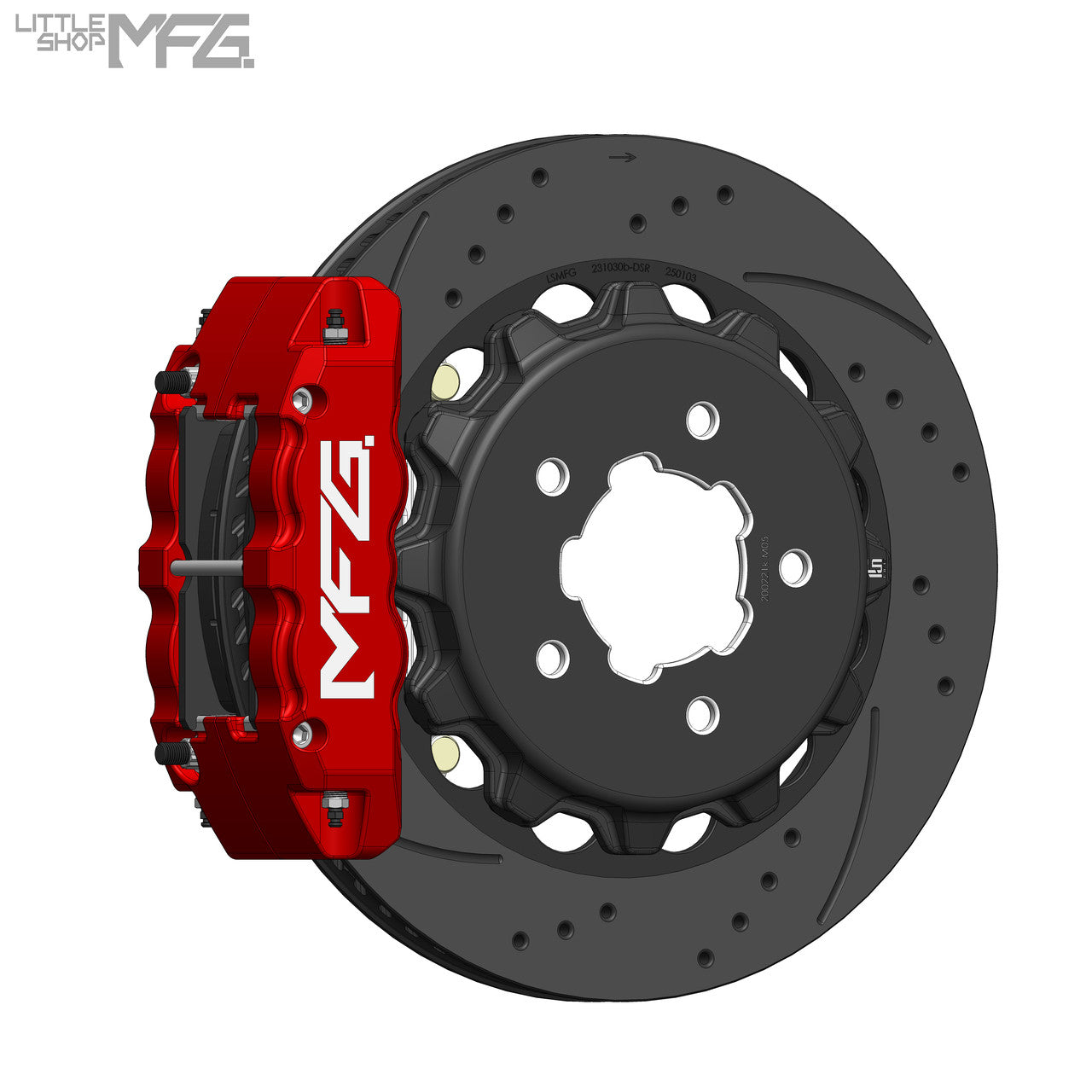 MFG 14" Front Big Brake Kit - 71-91 K10 (6 Lug)