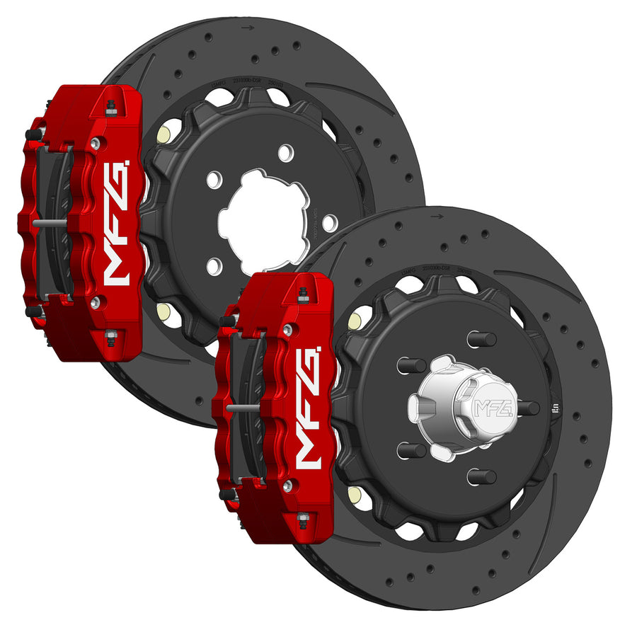 MFG 5-Lug 14" F/R Big Brake Kit - 88-98 2wd GM Truck / SUV