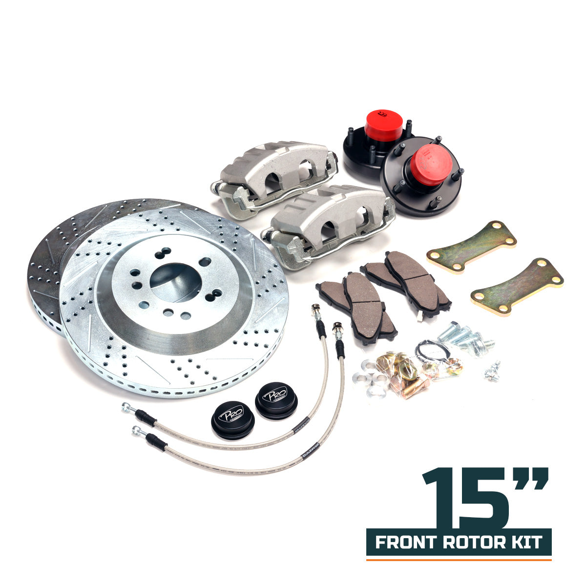 Pro Performance 13"-15" Front Big Brake Kit - C5 Caliper - 63-87 C10