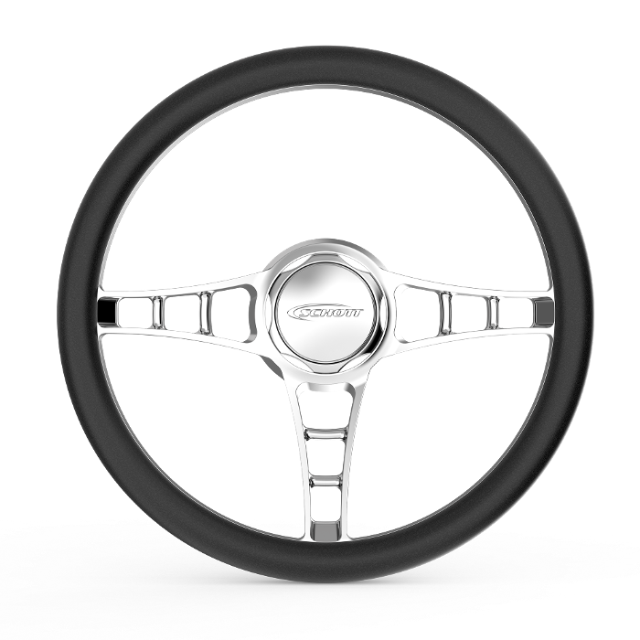 Schott 15" Steering Wheel - Cluster