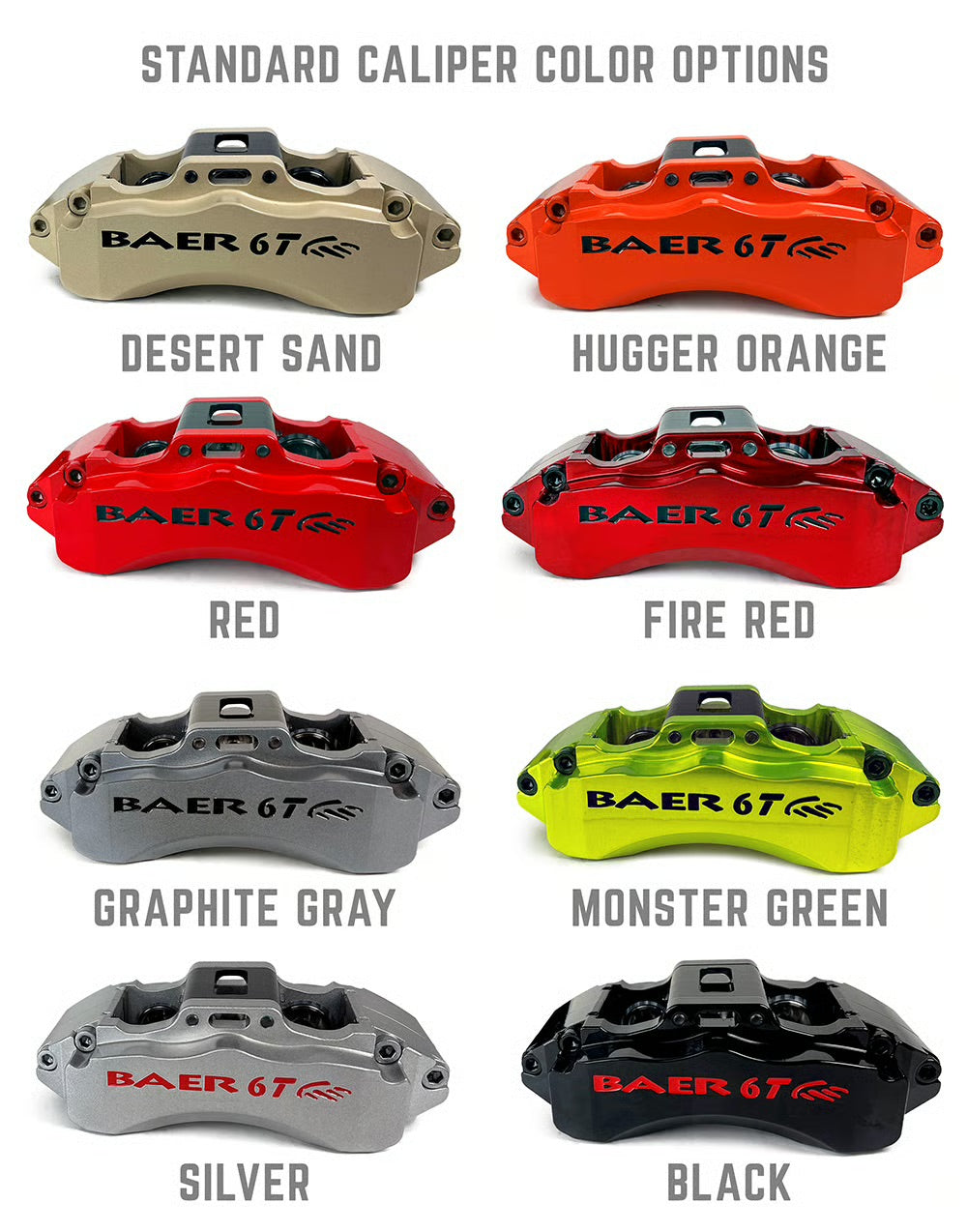 Baer 13.5" 6T Front Brake Kit - 99-25 GM Truck / 00-25 SUV