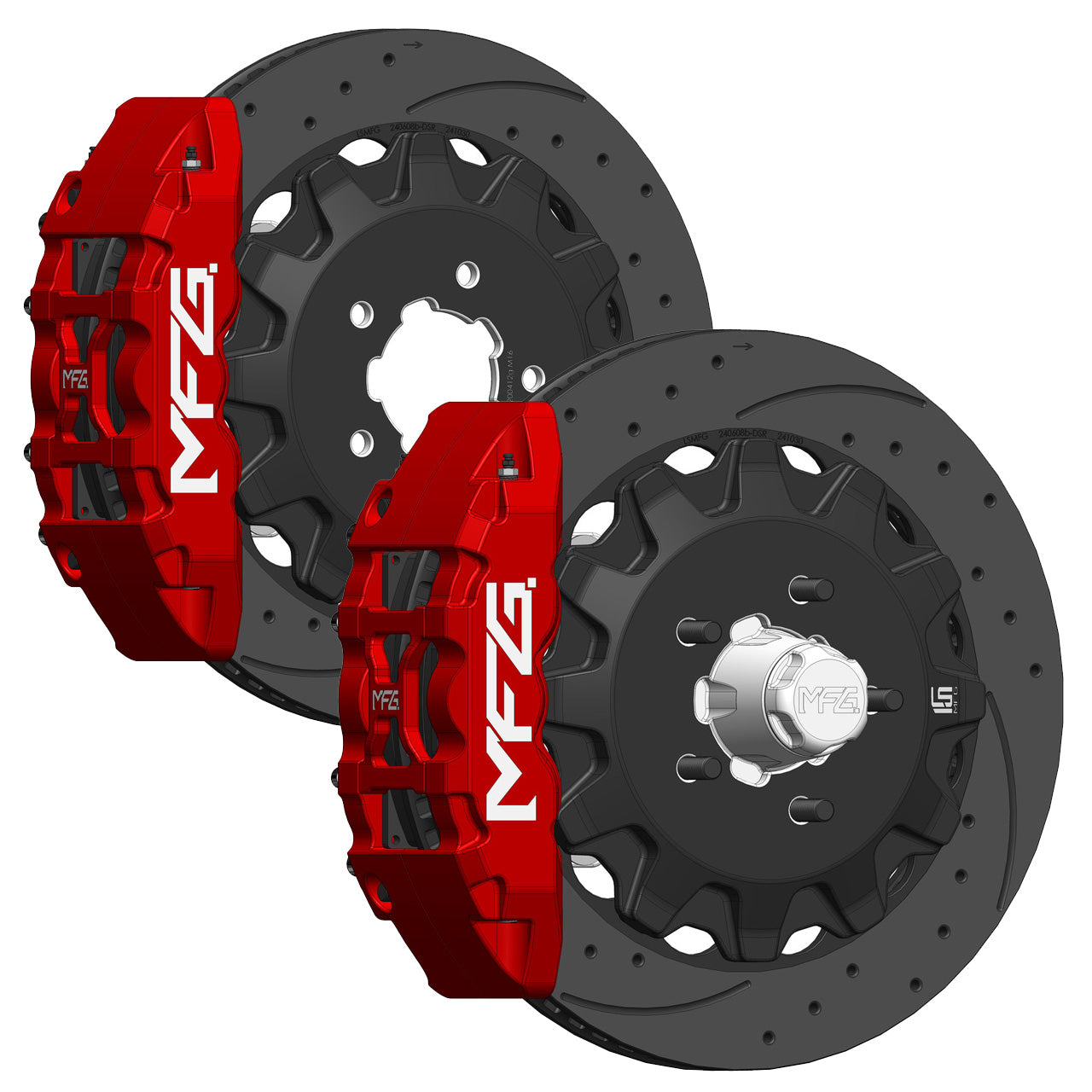 MFG 5-Lug 16" F/R Big Brake Kit - 88-98 2wd GM Truck / SUV