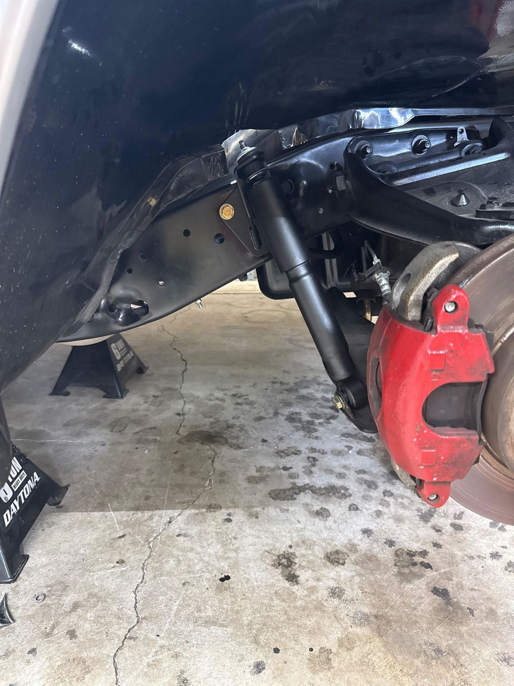 React Front Shock Relocation Brackets - 63-87 C10