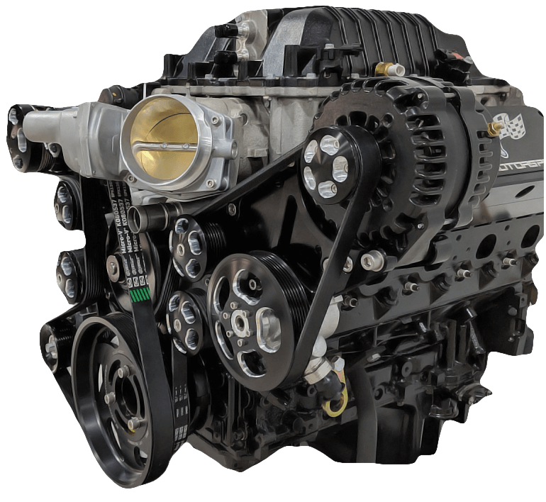 Wegner Accessory Drive - LS (LSA Supercharger, LSA Offset)