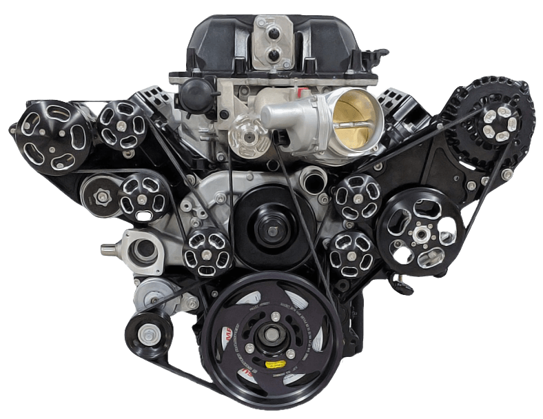 Wegner Accessory Drive - LS (LSA Supercharger, LSA Offset)