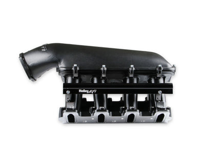 Holley LS Hi-Ram EFI Manifold - Black GM LS1/LS2/LS6