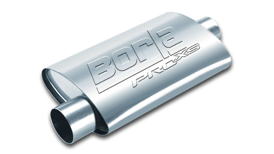 Borla ProXS Universal Muffler - 3" Offset Inlet / Center Outlet