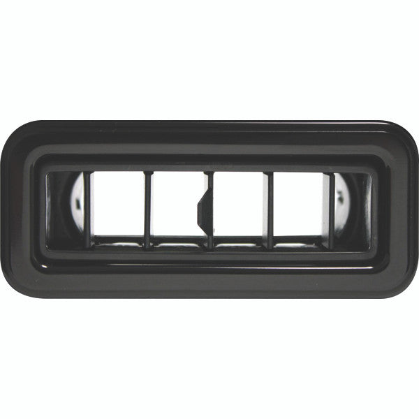 Vintage Air ProLine Streamline Louver, Black - 4.00"