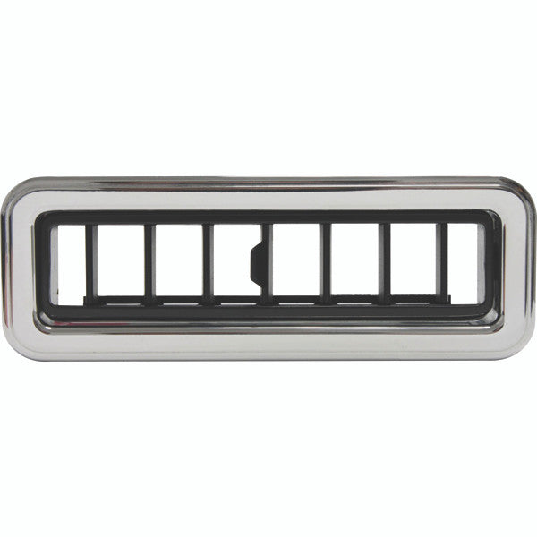 Vintage Air ProLine Streamline Louver, Black / Polished - 4.875"