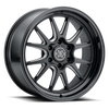 Method Raised MR802 20x9 / 6x5.5 BP / 0mm Offset / 106.25mm Bore - Double Black Milled Wheel
