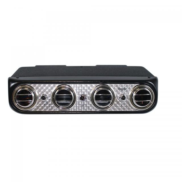 Vintage Air Heritage Under Dash Heat & Cool, Turned Aluminum