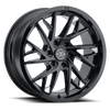 Method Raised MR801 20x9 / 6x5.5 BP / -12mm Offset / 106.25mm Bore - Gloss Black Milled Wheel