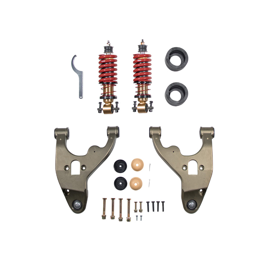 BellTech Front Lower Control Arm Coilover Kit - 88-98 C1500 / 92-99 SUV