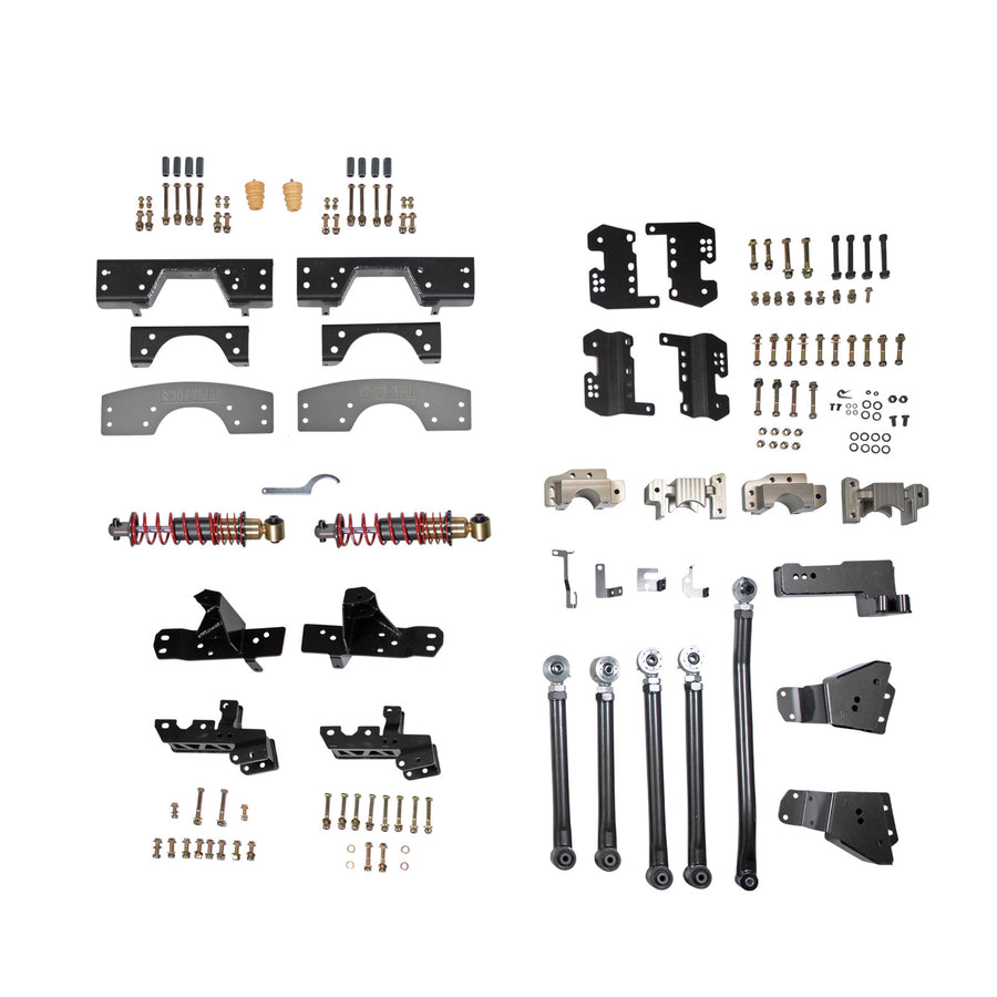 BellTech Rear 4-Link Kit w/ Coilovers & Notch - 88-98 C1500