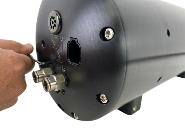 AccuAir Endo-VT Aluminum Tank w/ NPT Ports - Black