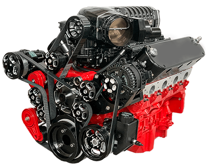 Wegner Accessory Drive - LS (3.0L Whipple, Camaro Offset)