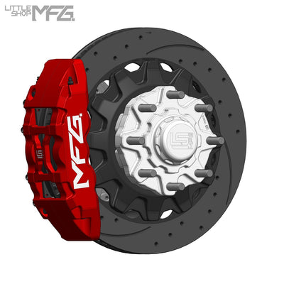 Little Shop 8-Lug 16" Front Big Brake Kit - 88-00 GM 2WD C2500/C3500