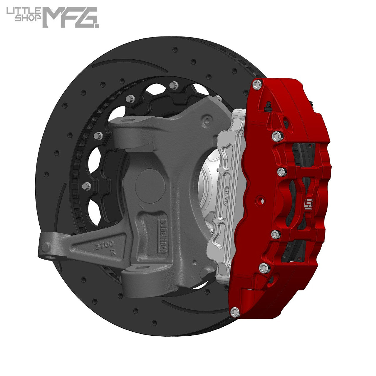 MFG 8-Lug 16" Front Big Brake Kit - 88-00 GM 2WD C2500/C3500