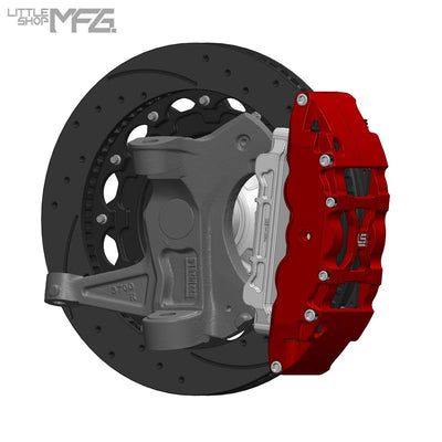 Little Shop 8-Lug 16" Front Big Brake Kit - 88-00 GM 2WD C2500/C3500