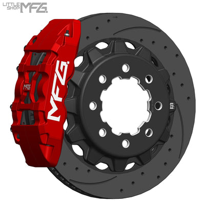 MFG 8-Lug 16" Rear Big Brake Kit - 88-00 GM 2WD C2500/C3500