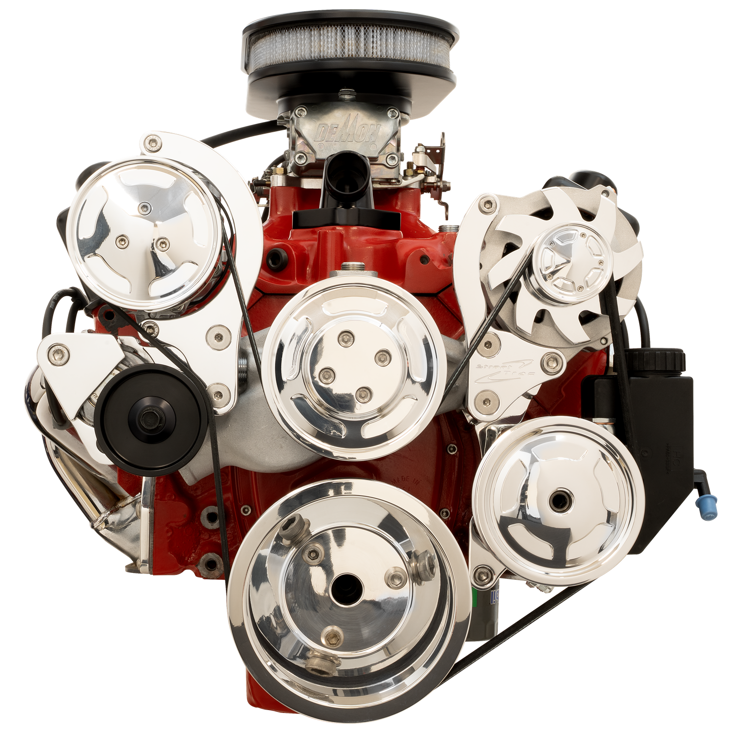 Billet Specialties STREET TRAC SERPENTINE SYSTEM - SBC