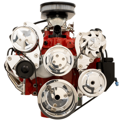 Billet Specialties STREET TRAC SERPENTINE SYSTEM - SBC