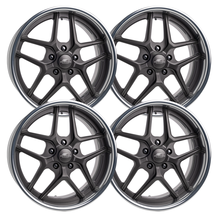 Billet Specialties Tec 5 Gray Set - 63-87 C10 - Staggered 20"-20"/22"