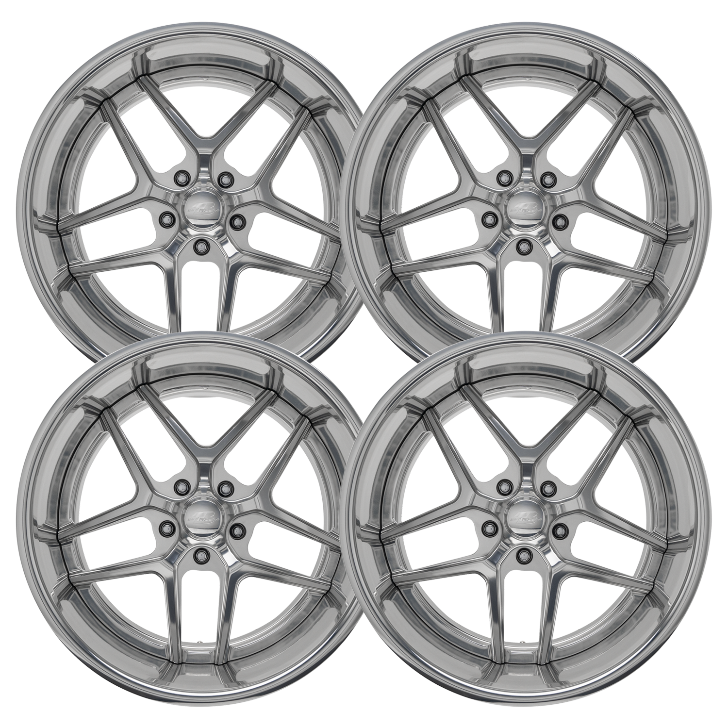 Billet Specialties Tec 5 Polished Set - 63-87 C10 - Staggered 20"
