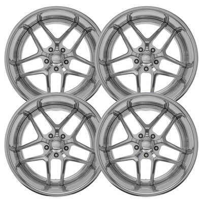 Billet Specialties Tec 5 Polished Set - 63-87 C10 - Staggered 20"