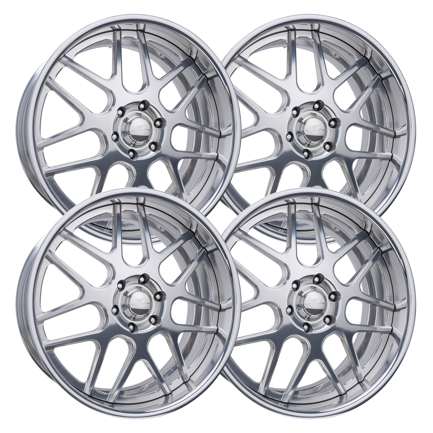 Billet Specialties Tec 7 Polished Set - 63-87 C10 - Staggered 20"