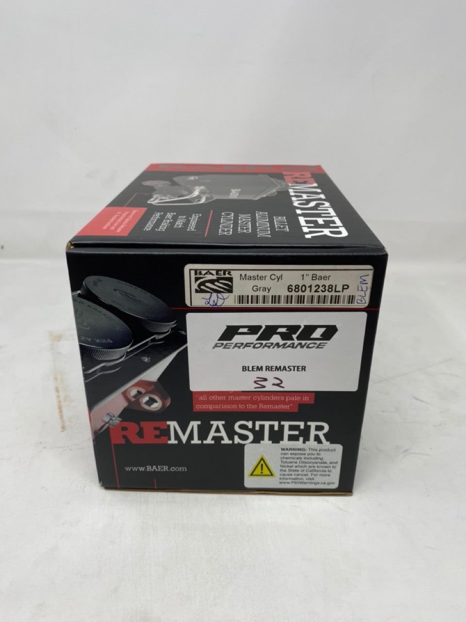 BLEM Remaster (32) - Gray - Left Port - 1.00"