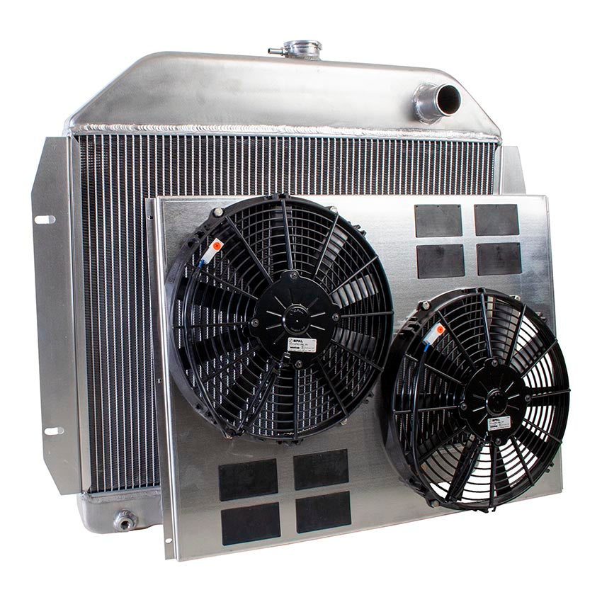 Griffin Aluminum Radiator - 66-76 F100 4WD (Engine Side Brackets)