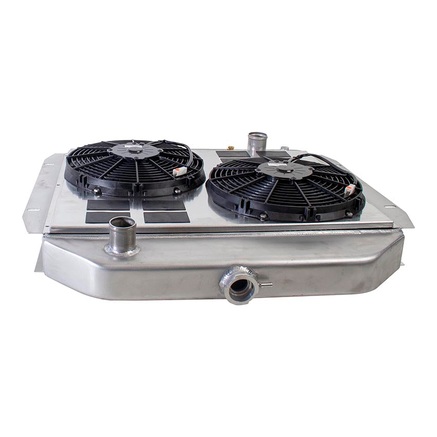 Griffin Aluminum Radiator - 66-76 F100 4WD (Engine Side Brackets)