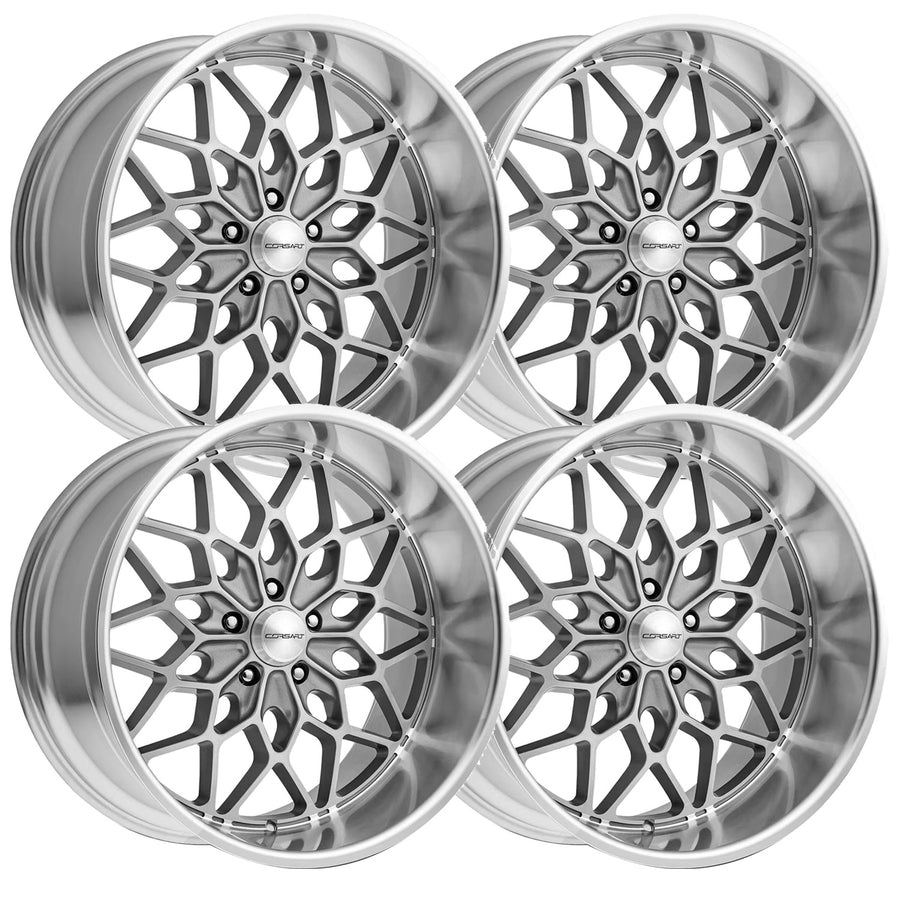 Corsart Gunner Brushed R511 Set - 88-98 OBS - Staggered 20"-22"