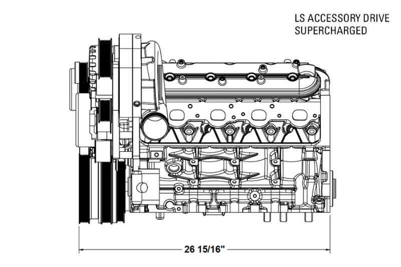 ProCharger P1SC-I w/ Acc. Drive - LS