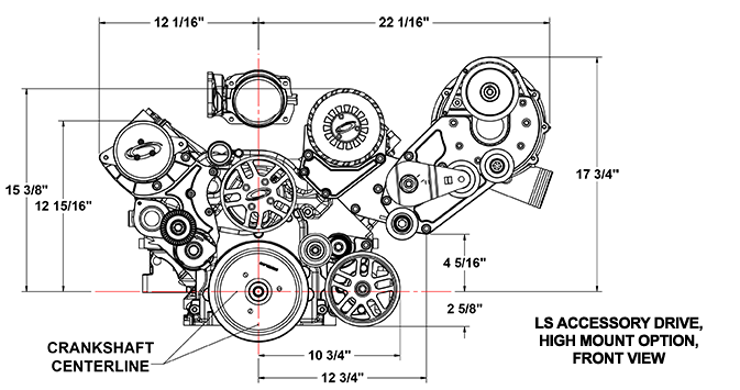ProCharger P1SC-I w/ Acc. Drive - LS
