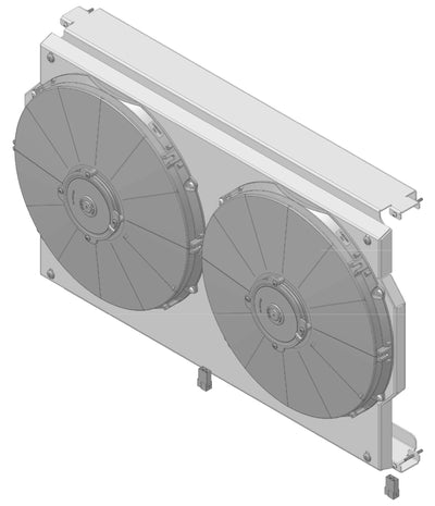 Wizard Cooling Radiator / Fans, LT Swap - 67-72 C10 / 67-72 SUV